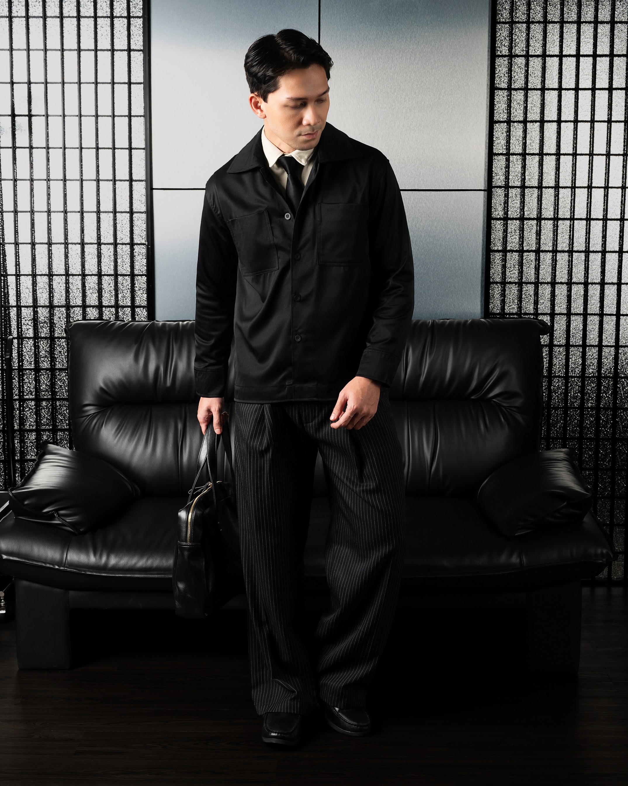 Echo Shacket Jaket Dark Tones