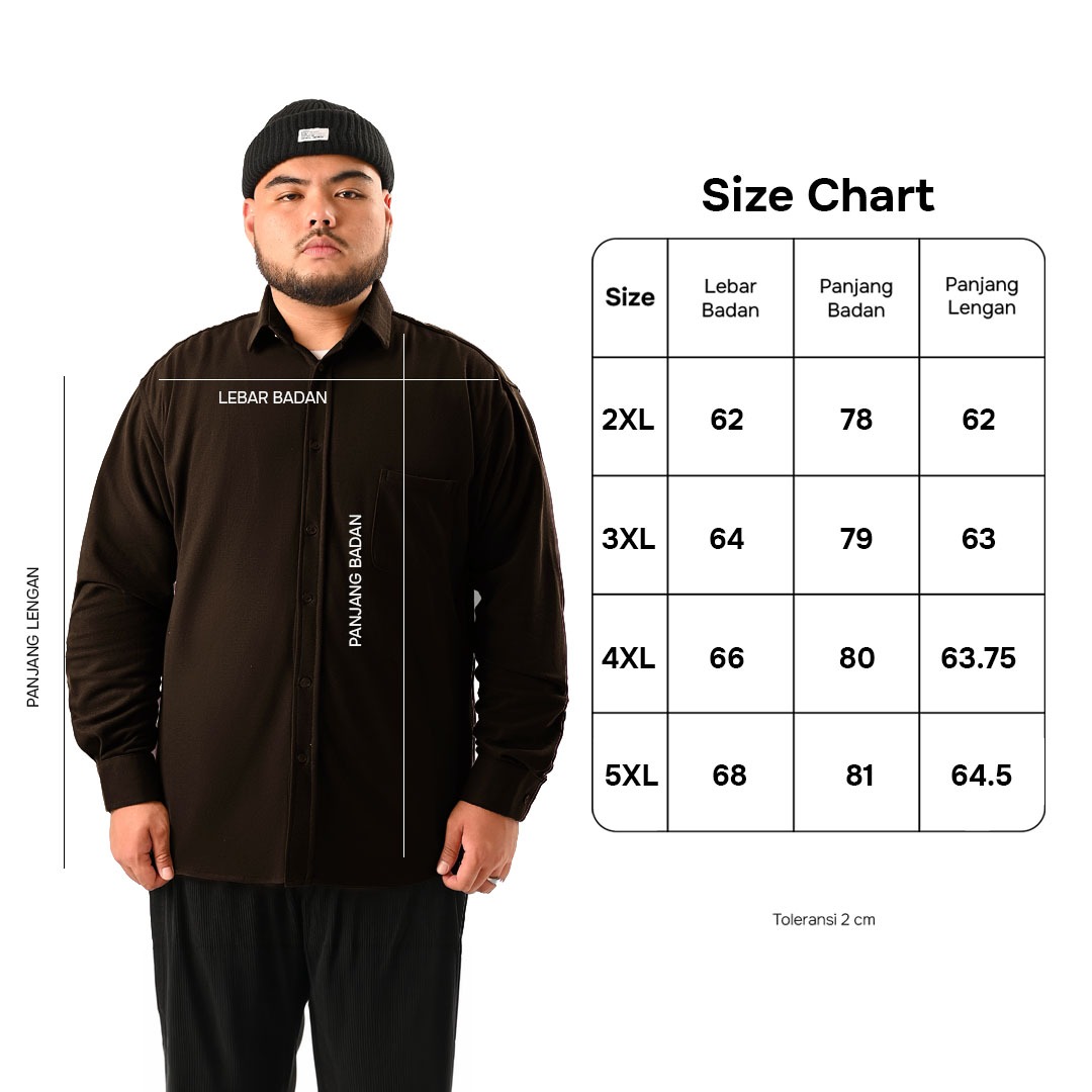 Softee Shirt Big Size LS Dark Tones