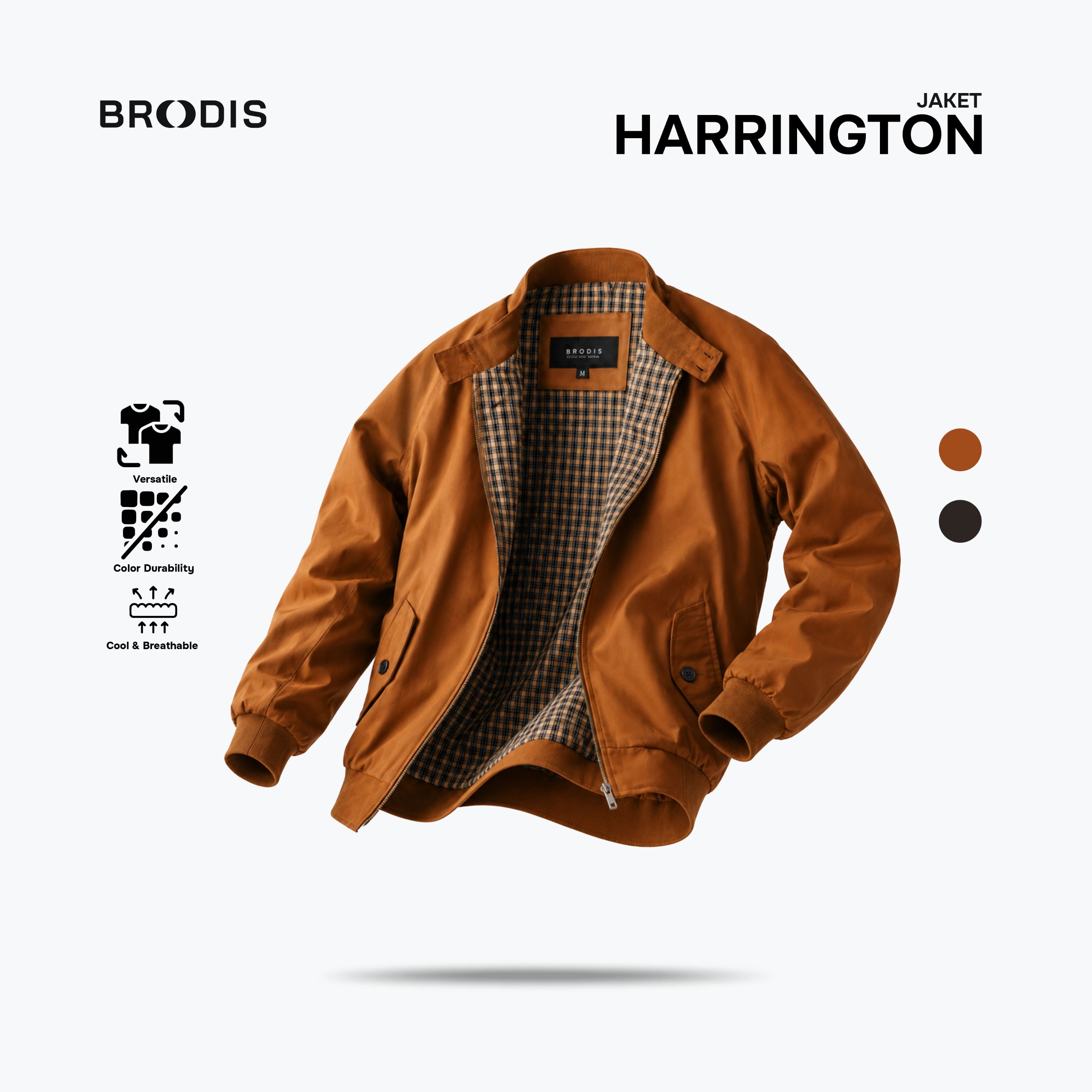 Harrington Jacket Earth Tones