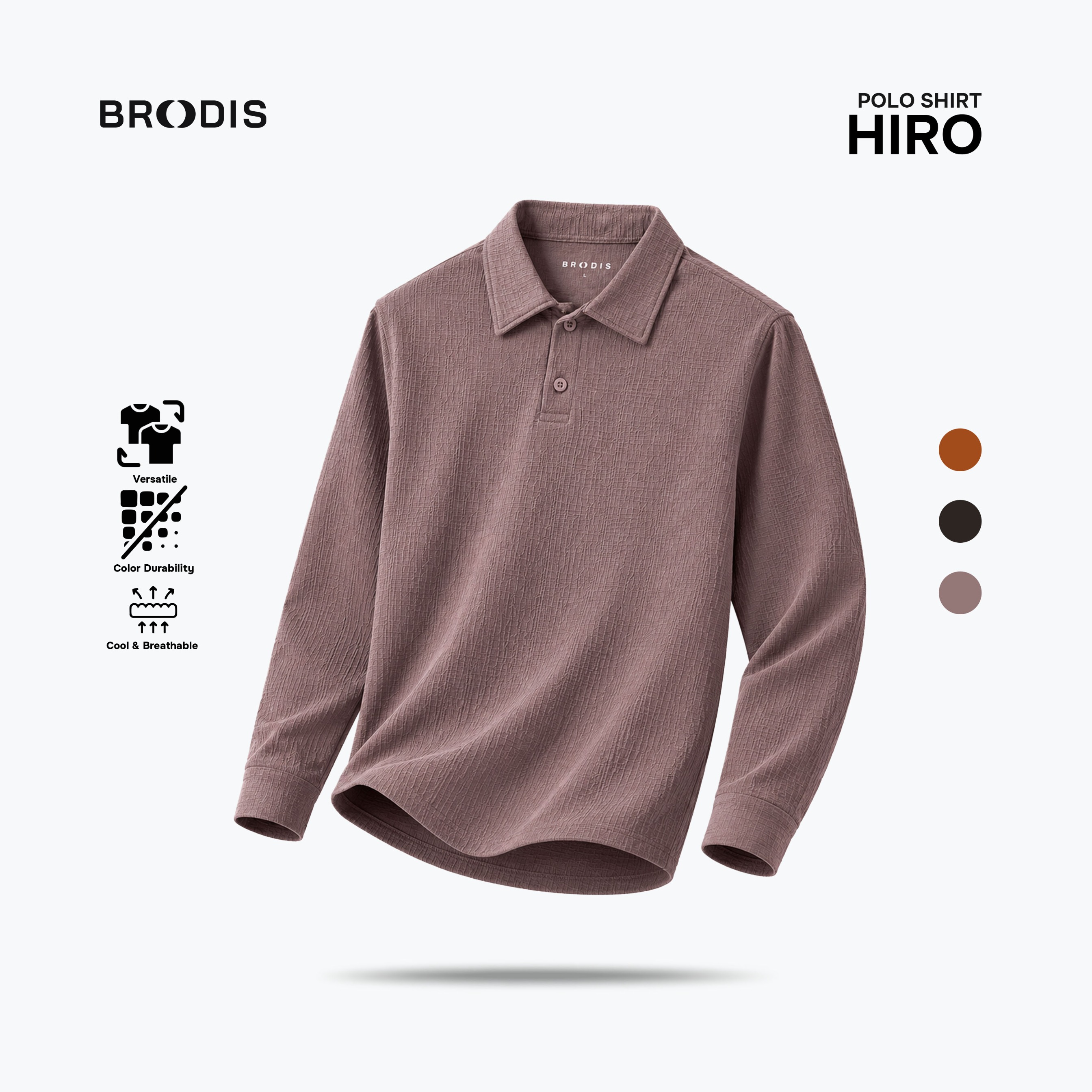 Hiro Polo Shirt Earth Tones