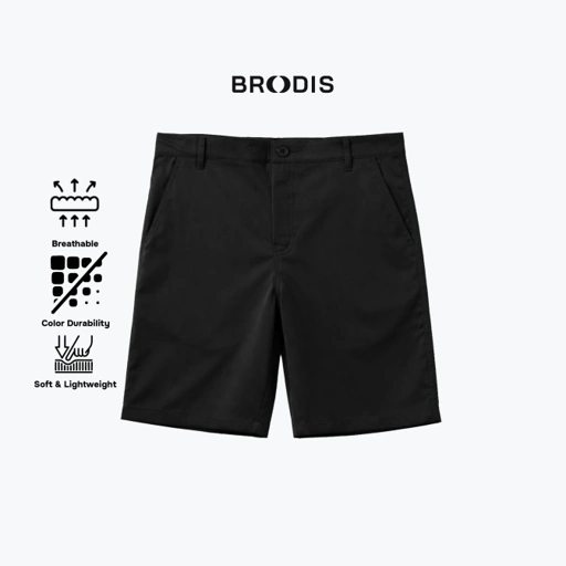 Broodis - Celana Pendek Pria Adem Anti Panas Stretch Nyaman Harian Short Flex - Dark Tones