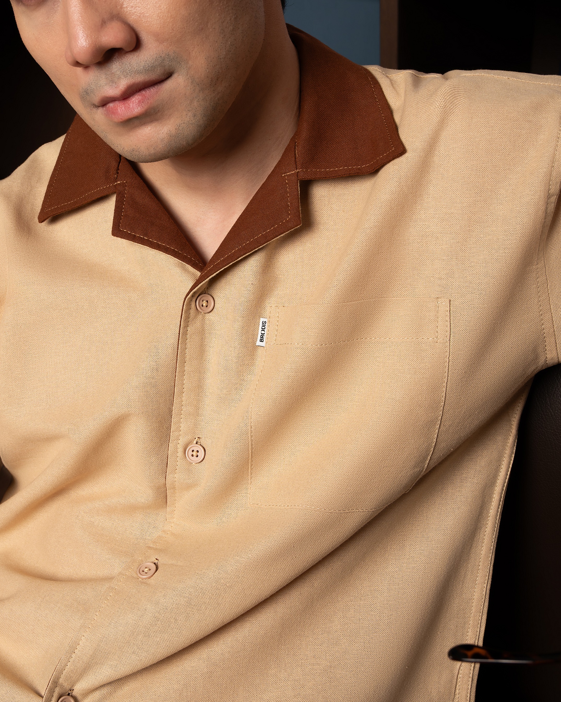 Morreti Bowling SS Linen Earth Tones