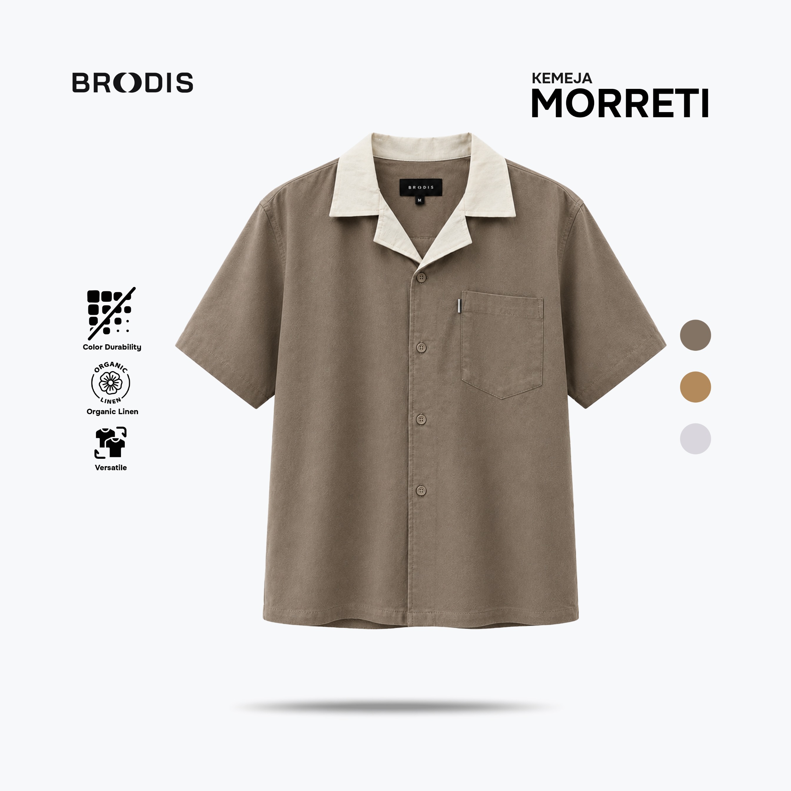 Morreti Bowling SS Linen Earth Tones