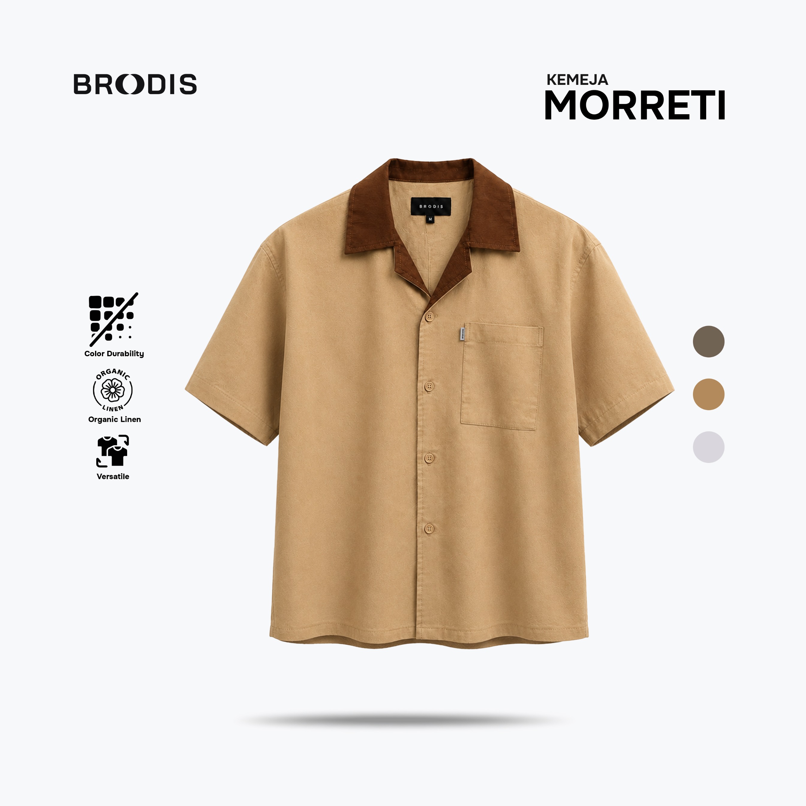 Morreti Bowling SS Linen Earth Tones