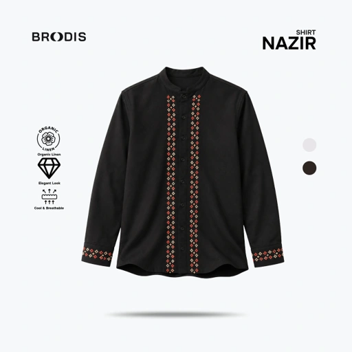 Nazir Shanghai shirt LS Dark Tones
