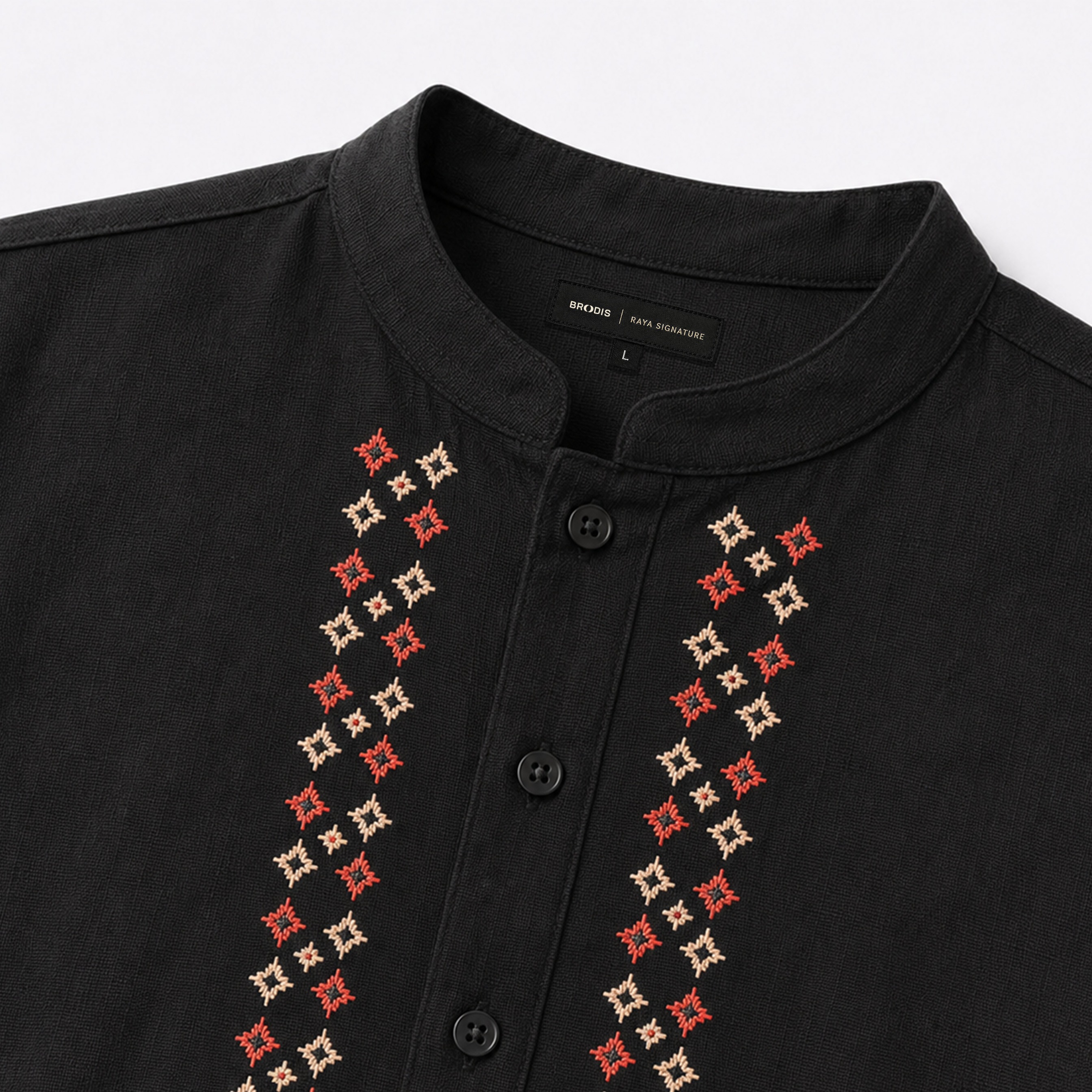 Nazir Shanghai shirt LS Dark Tones