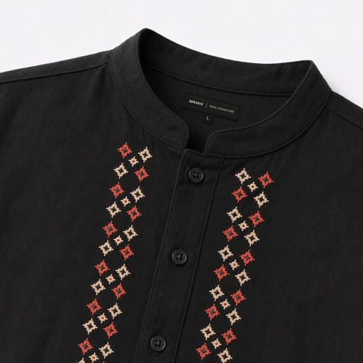 Nazir Shanghai shirt LS Dark Tones