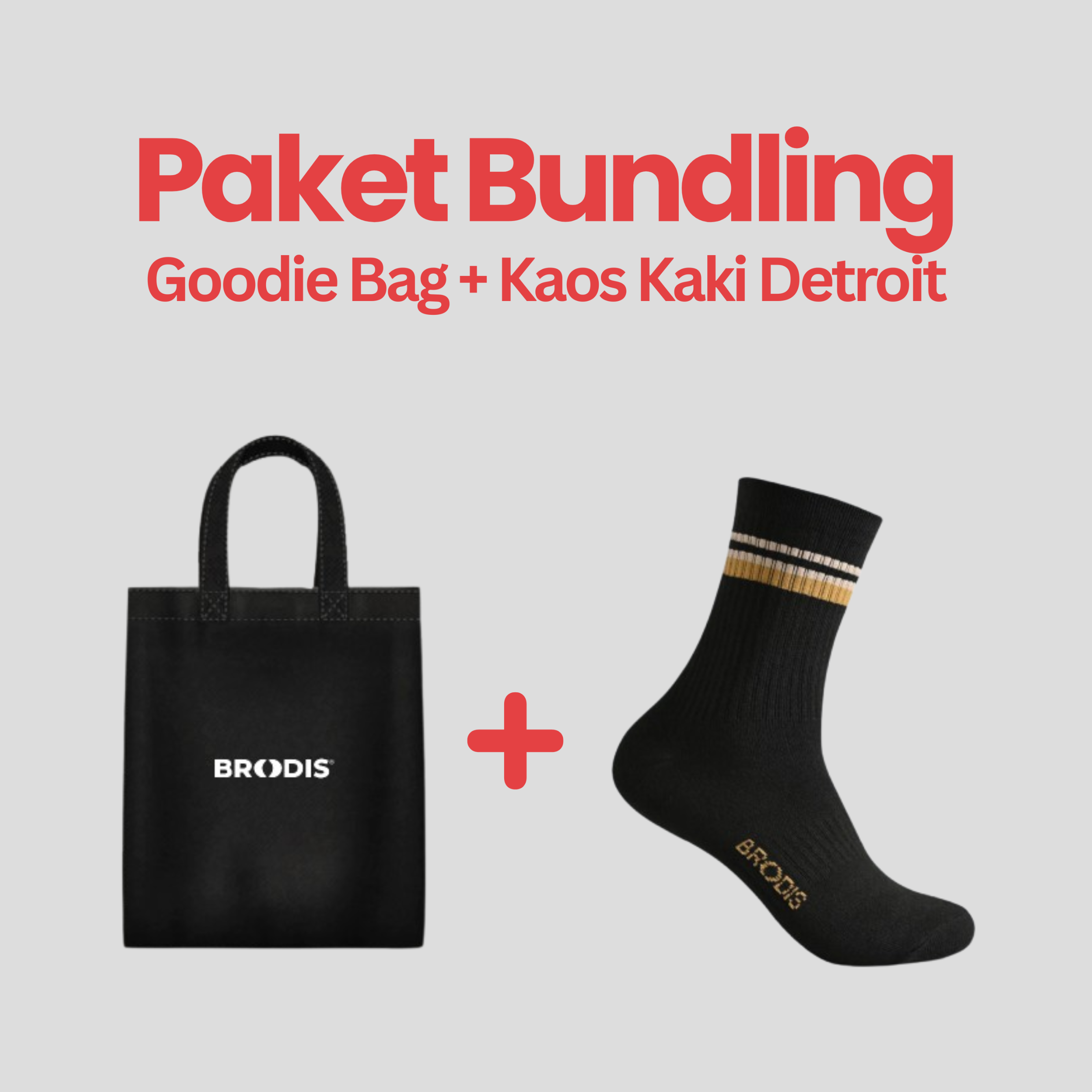 Broodis - Bundling [ADD ON]Goodie Bag Special + Kaos kaki