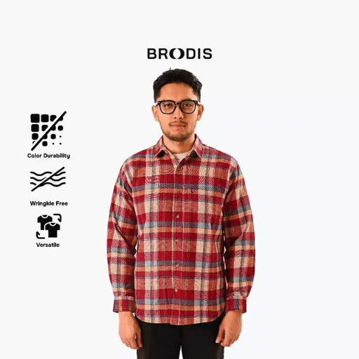 Flannel shirt LS Red series
