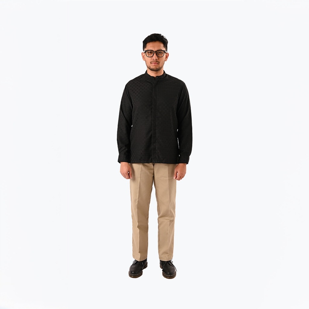 Rashid Shanghai shirt LS Dark Tones