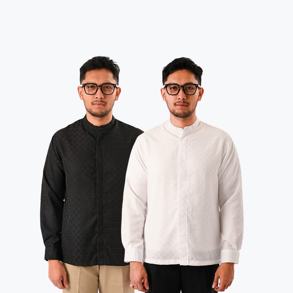 Rashid Shanghai shirt LS Dark Tones