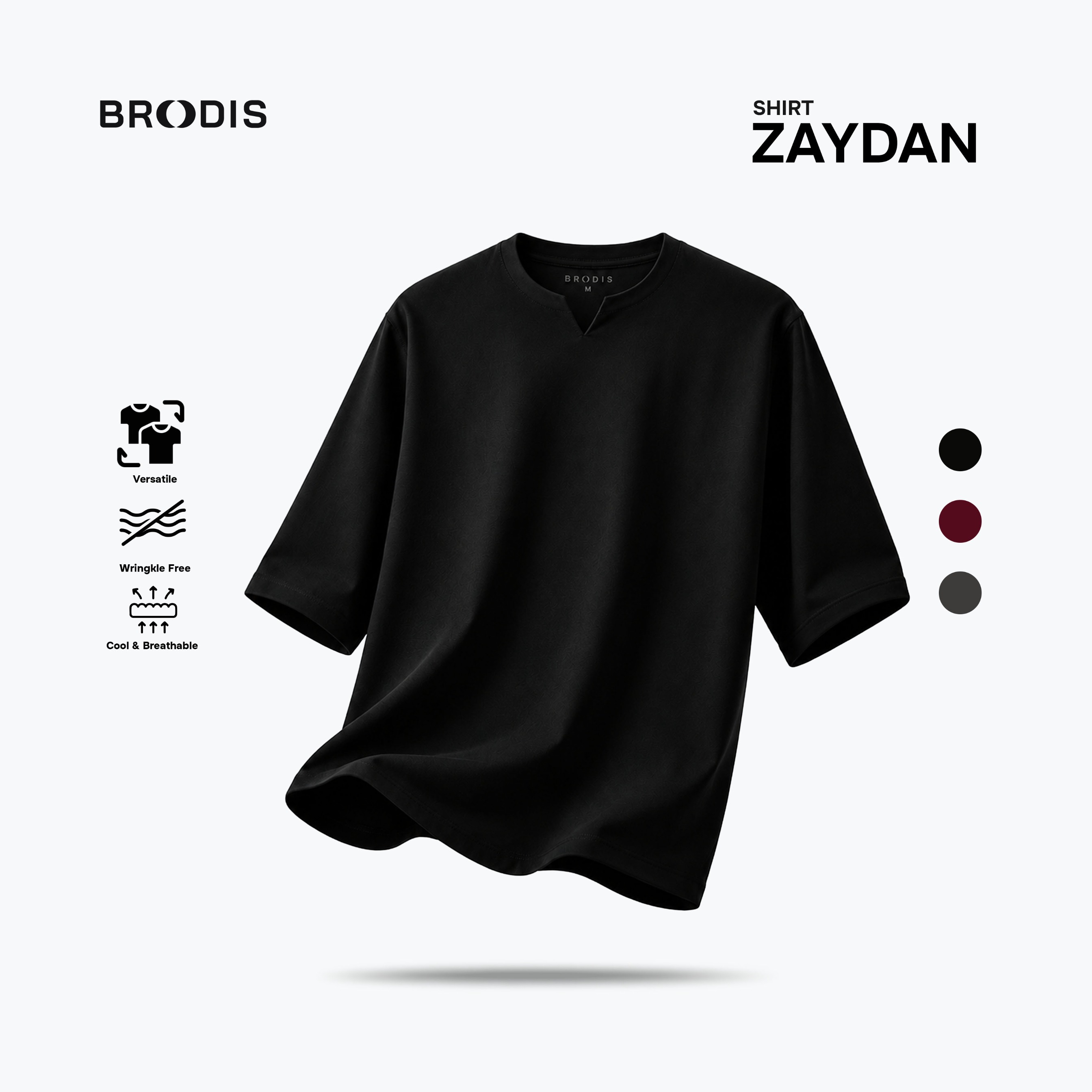 Zaydan Muslim T-shirt Dark Tones