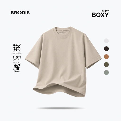 Boxy T-shirt TS Earth Tones