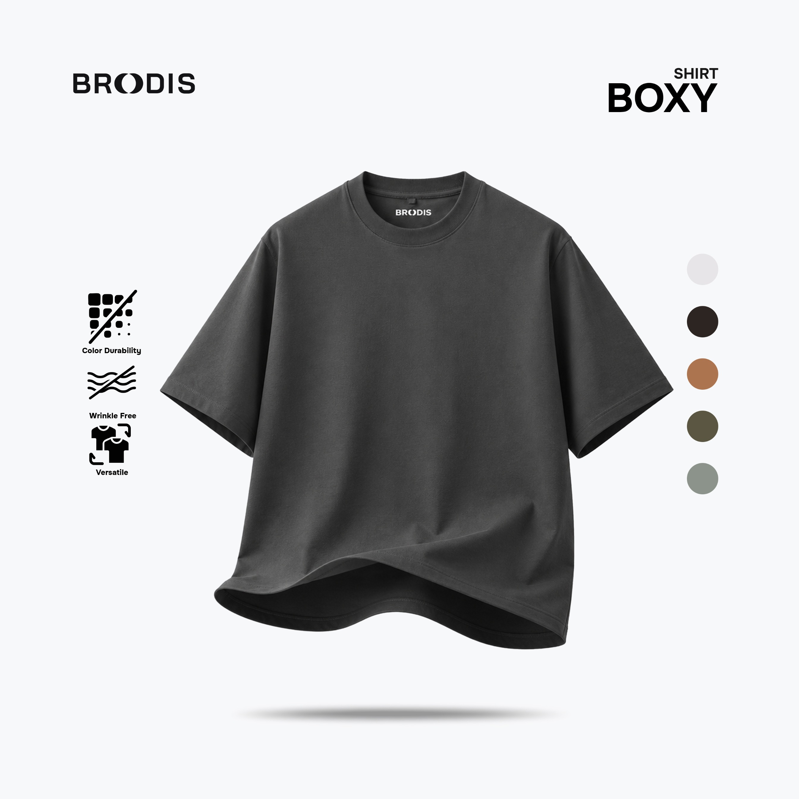 Boxy T-shirt TS Dark Tones