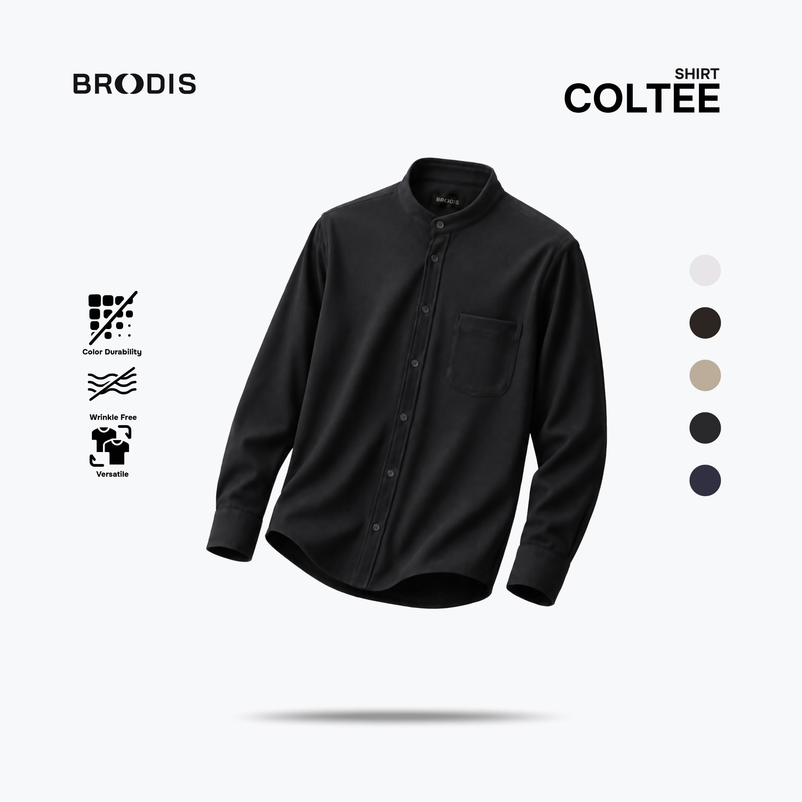 Coltee Shanghai Shirt LS Dark Tones