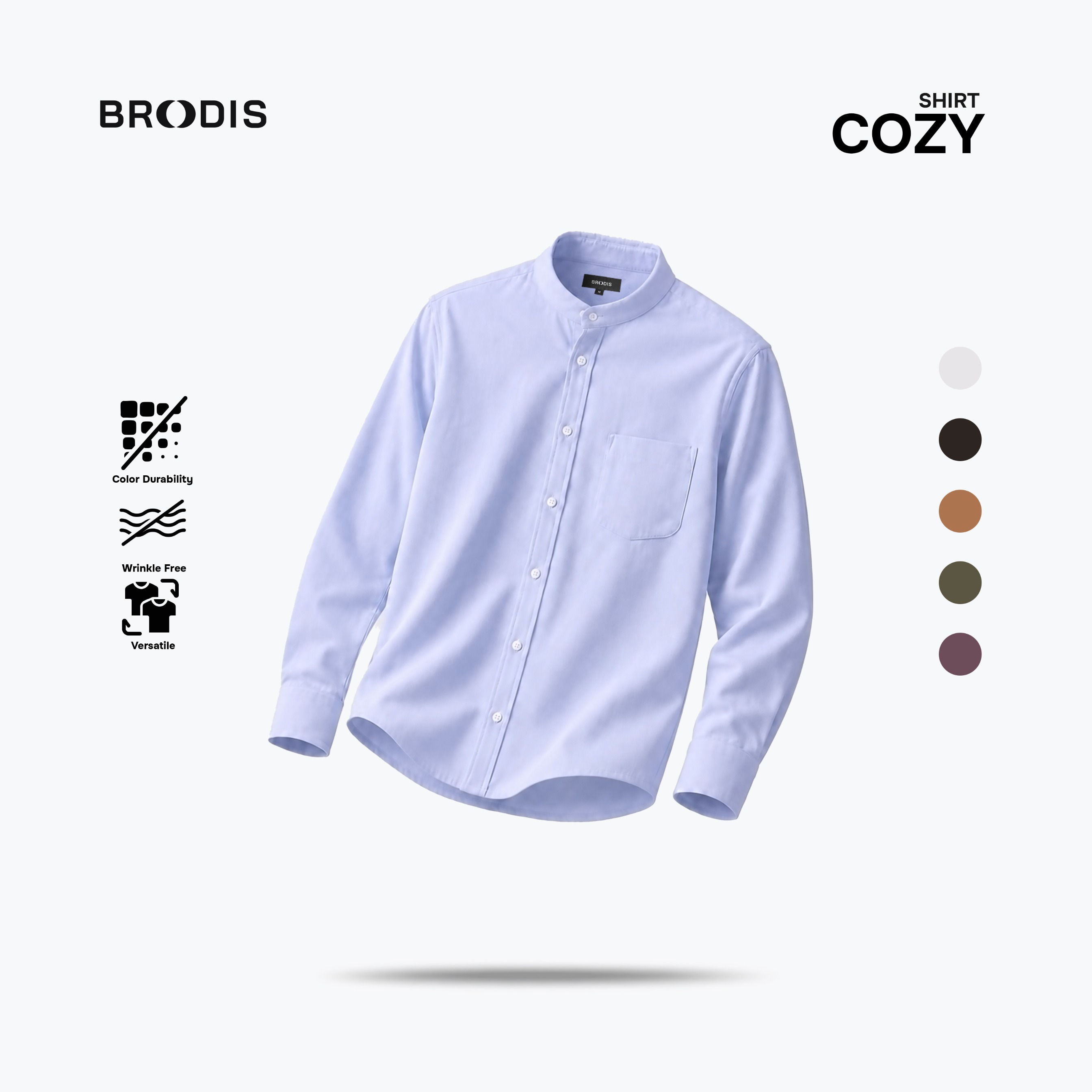 Cozy Shanghai Shirt LS Pastel Tones