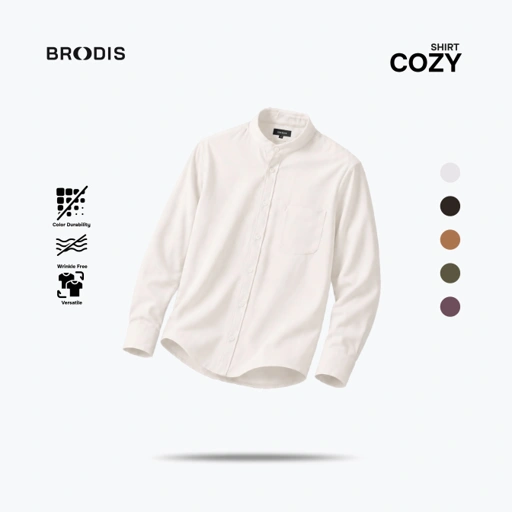 Cozy Shanghai Shirt LS Earth Tones