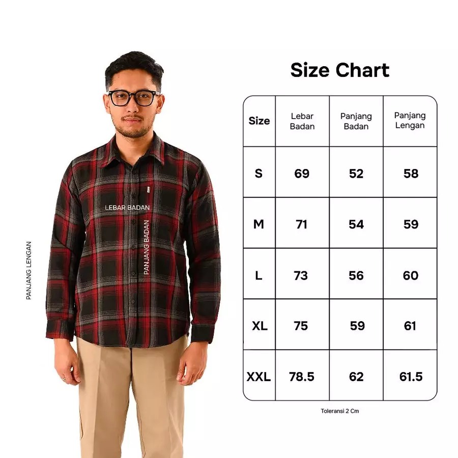 Flannel shirt LS Dark Tones series