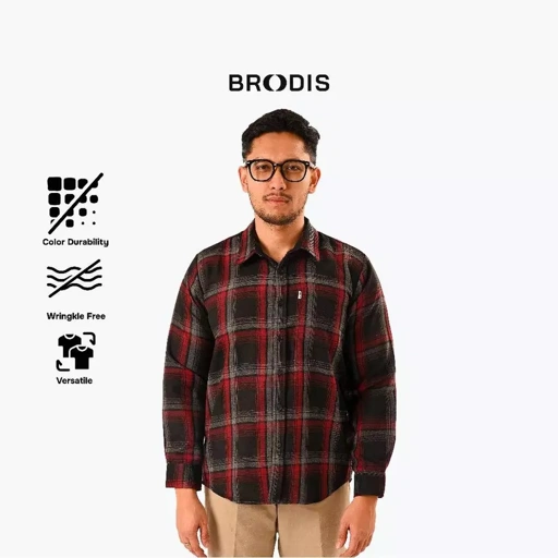 Flannel shirt LS Dark Tones series