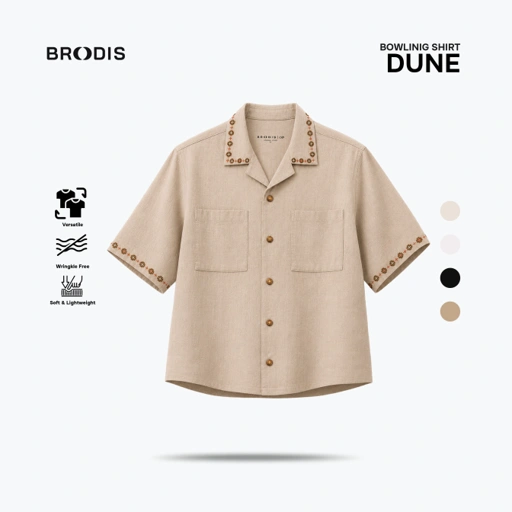 Dune Bowling Shirt SS Earth Tones