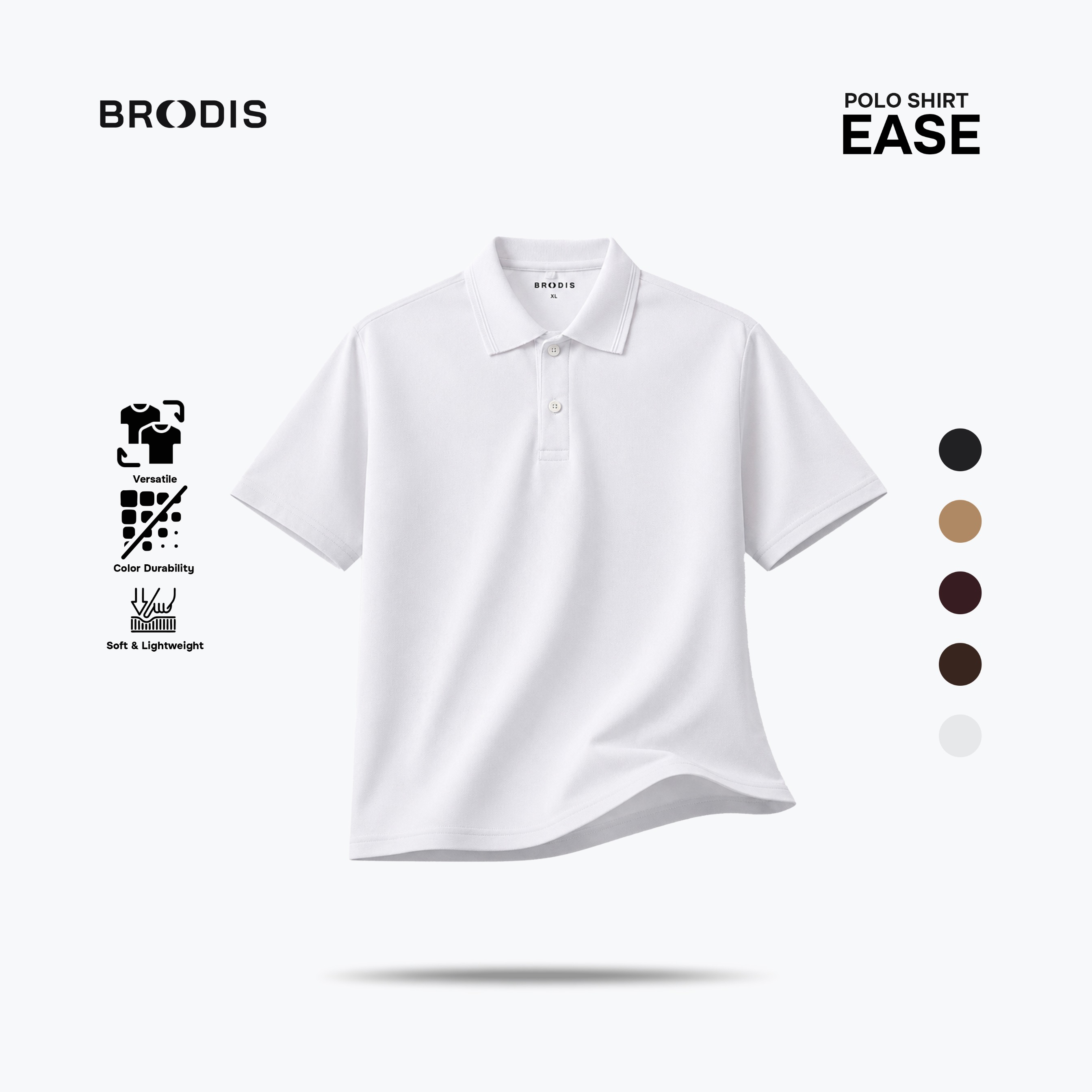 Ease Polo Shirt Dark Tones