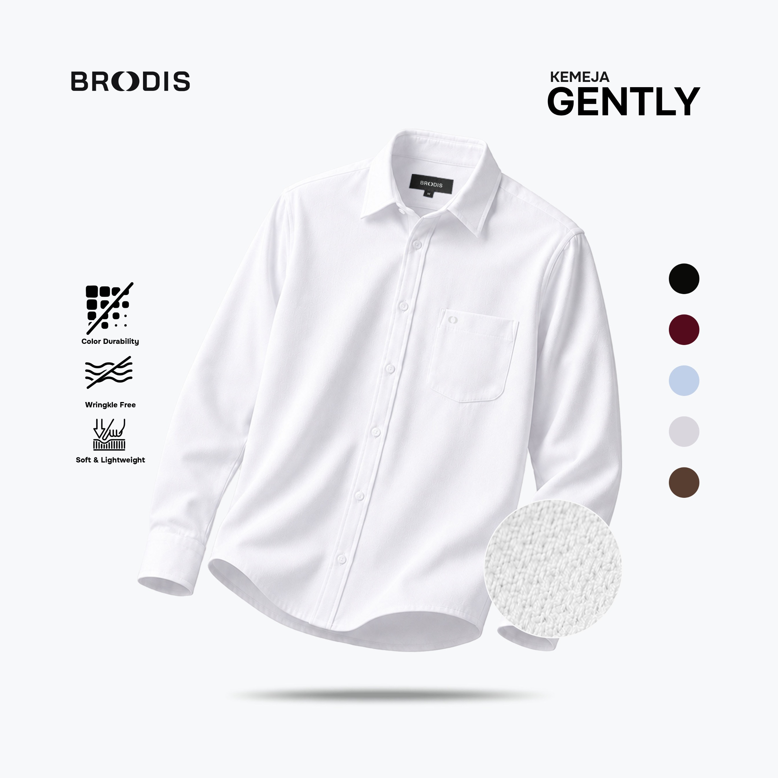 Gently Shirt LS Earth Tones