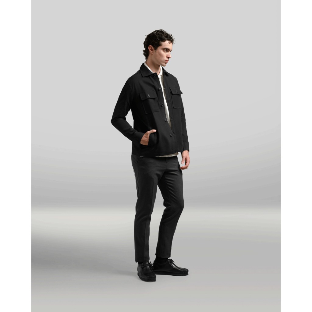 Kavi Trucker Jacket Dark Tones