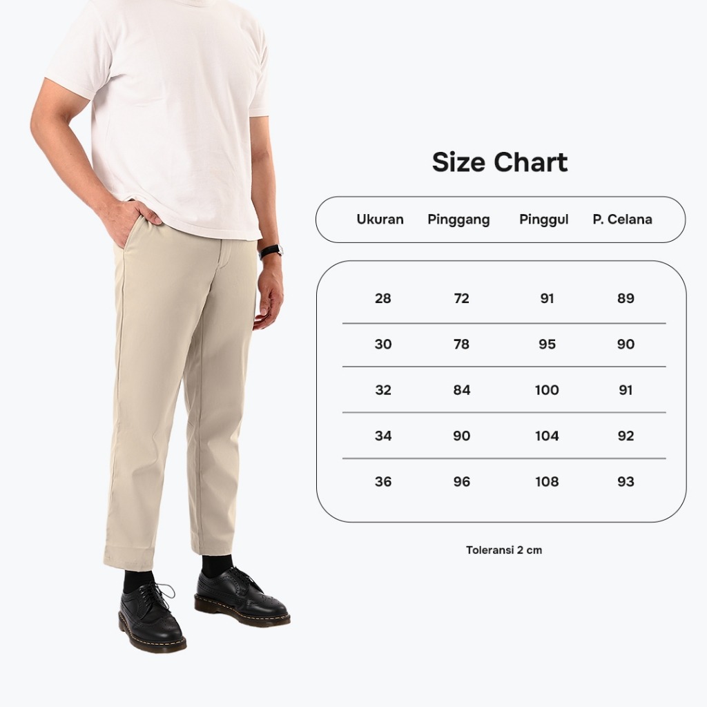 Broodis Mix & Match Bundle| Flannel White Bristol + Chino Pants - Bundling FREE Totebag & kaos kaki| Bebas Pilih Warna