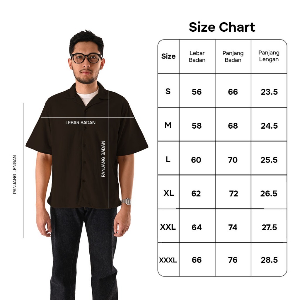 Broodis Mix & Match Bundle Ankle Pants + Bondee Bowling Shirt Bundling 2 Artikel FREE Totebag & Kaos kaki | Espresso