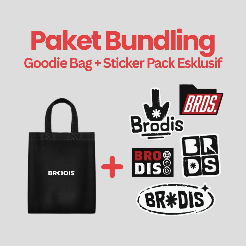 Broodis - Bundling Goodie Bag & Sticker Special Exclusive