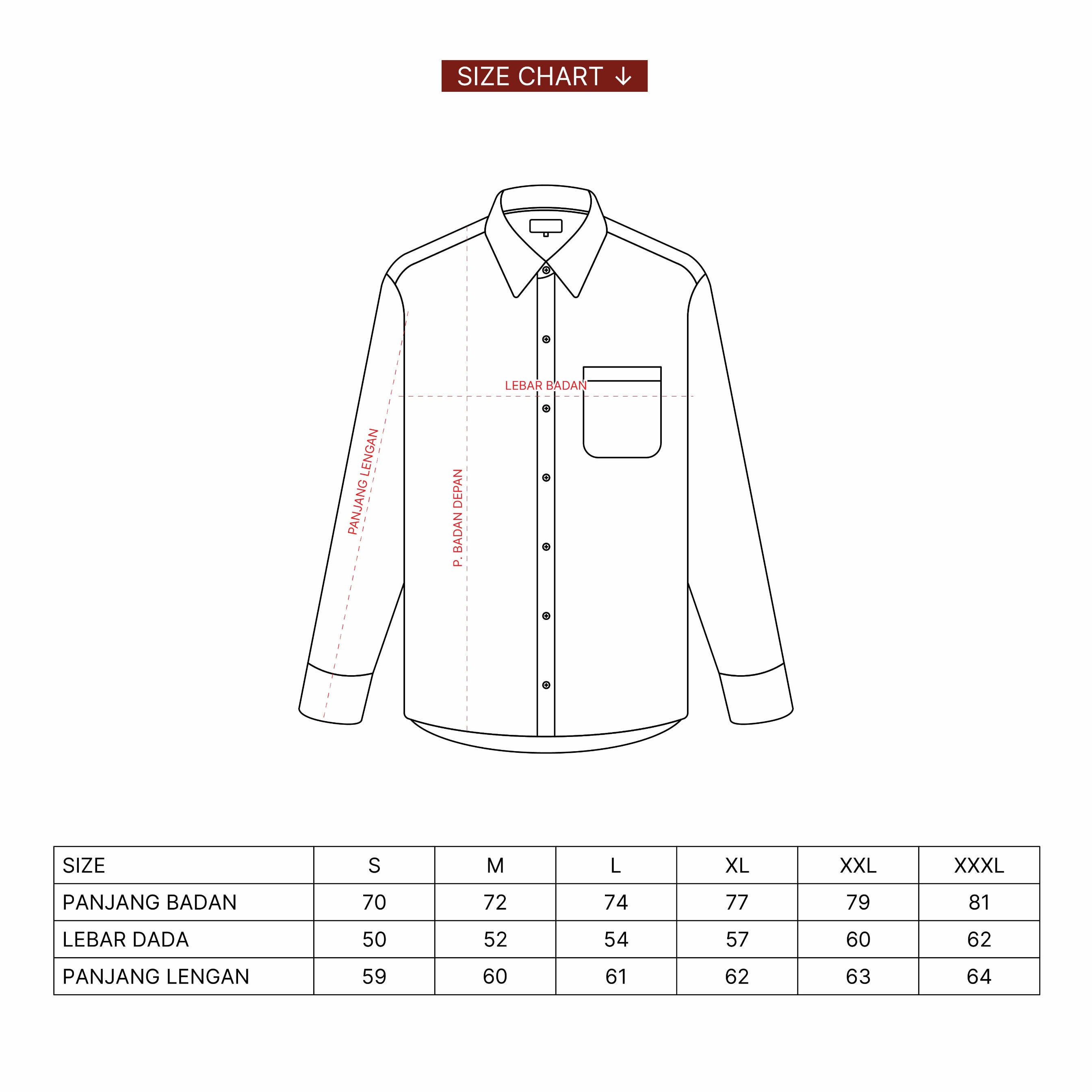 Buy 1 Get 2 Broodis Kemeja Formal Pria RADIANT Polos Cotton Oxford Slimfit Lengan Panjang