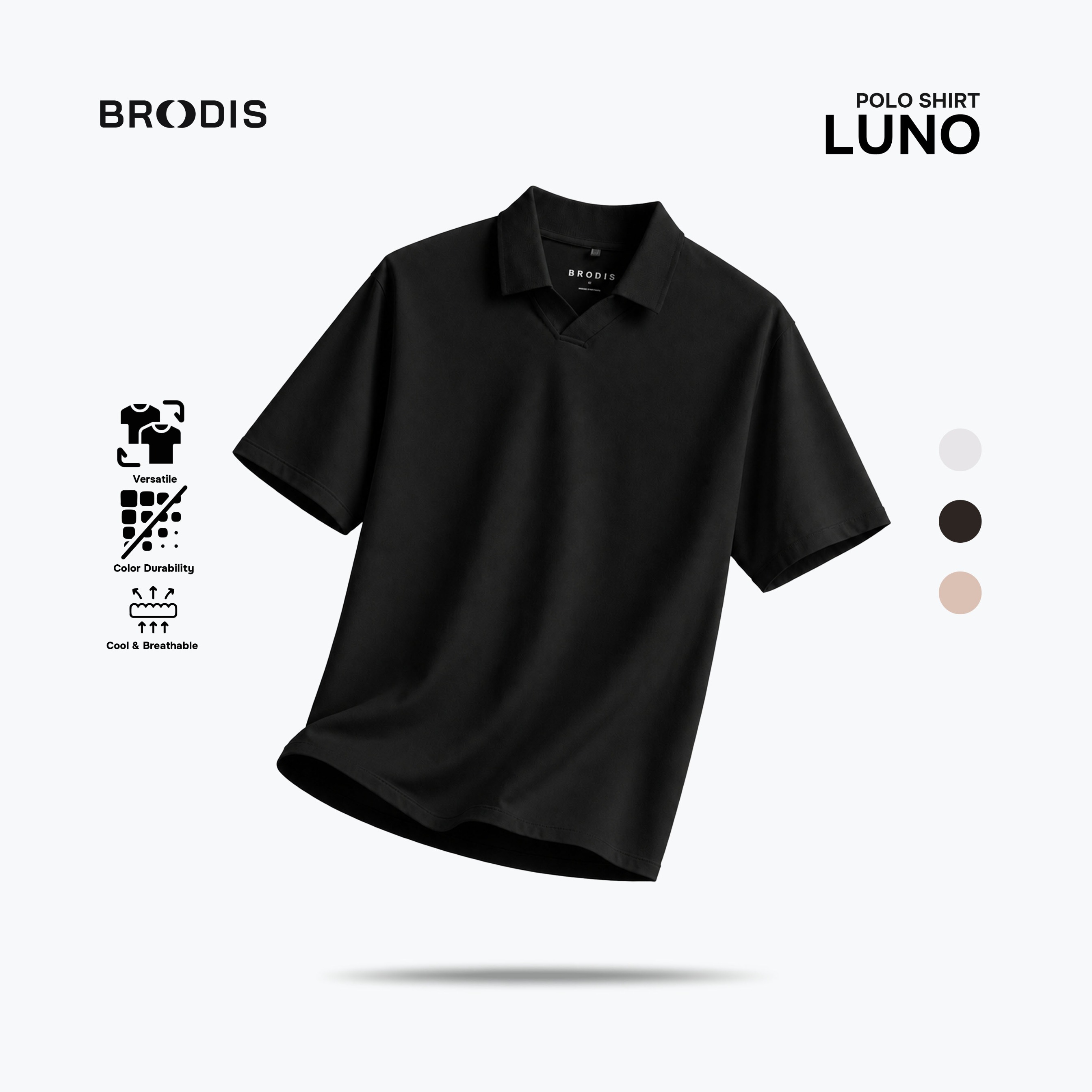 Luno Polo Shirt Dark Tones