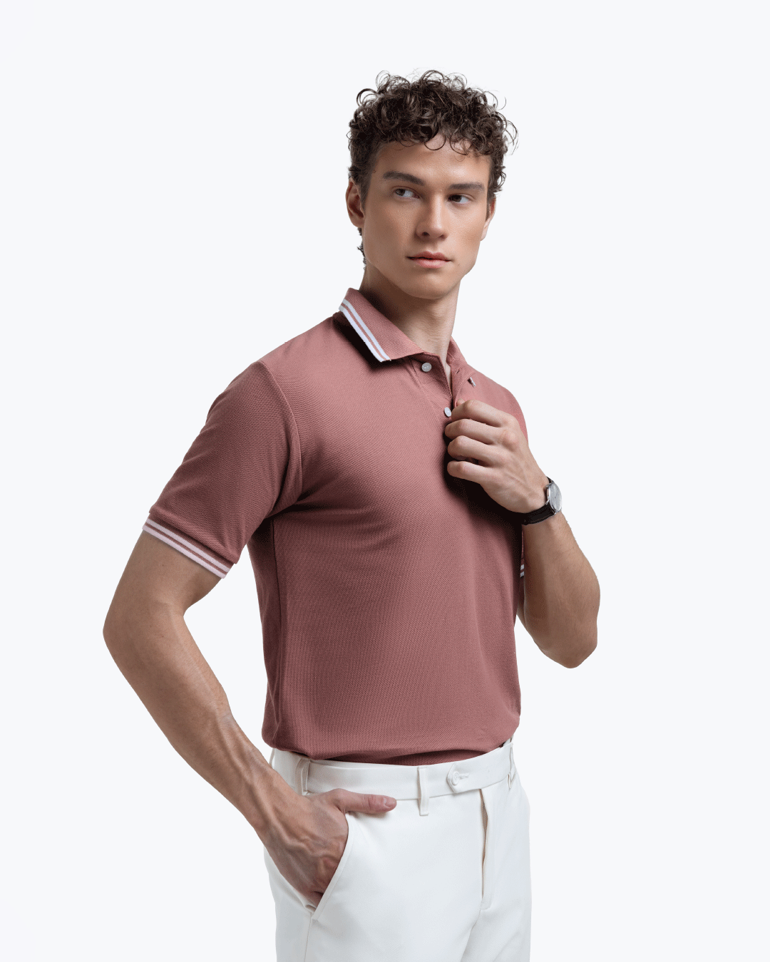Simply Polo Shirt Earth Tones