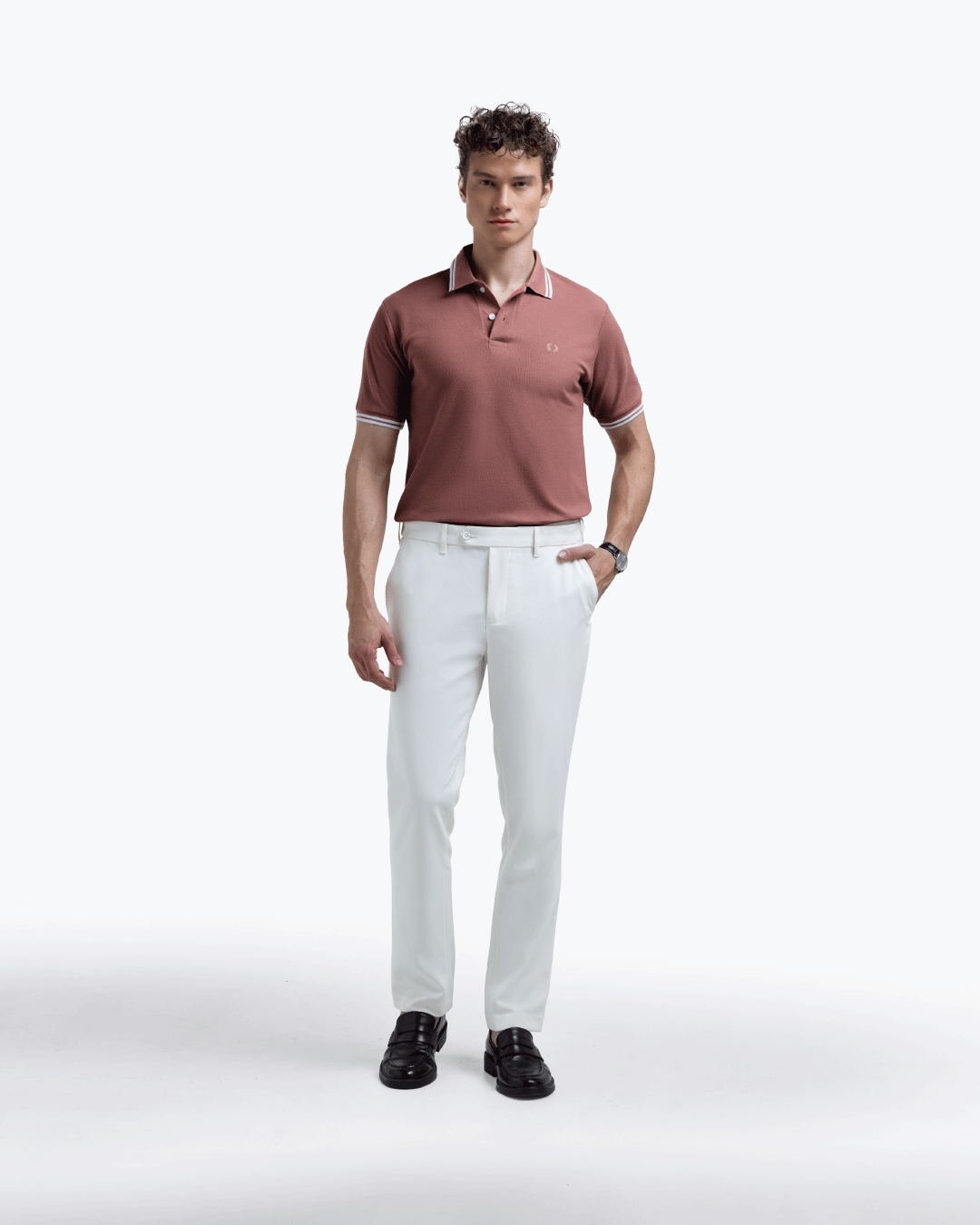 Simply Polo Shirt Earth Tones