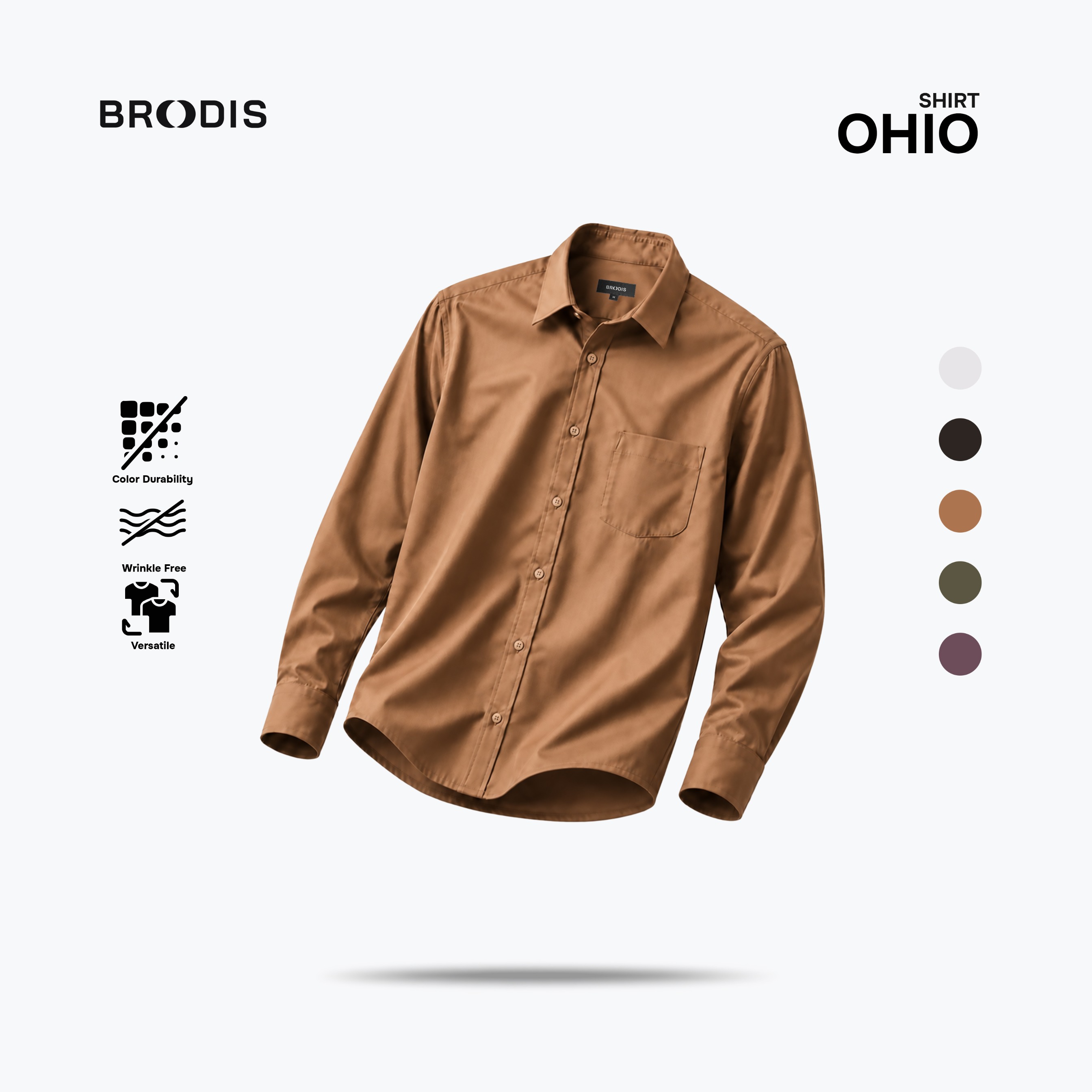 Ohio Shirt LS Earth Tones