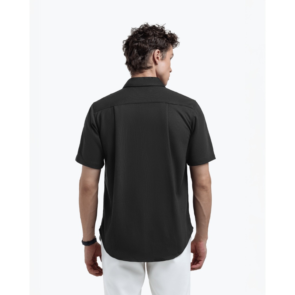 Broodis Kemeja Pria Pique PLAINLY Short Sleeve Lengan Pendek All Varian