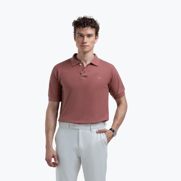 Simply Polo Shirt Earth Tones