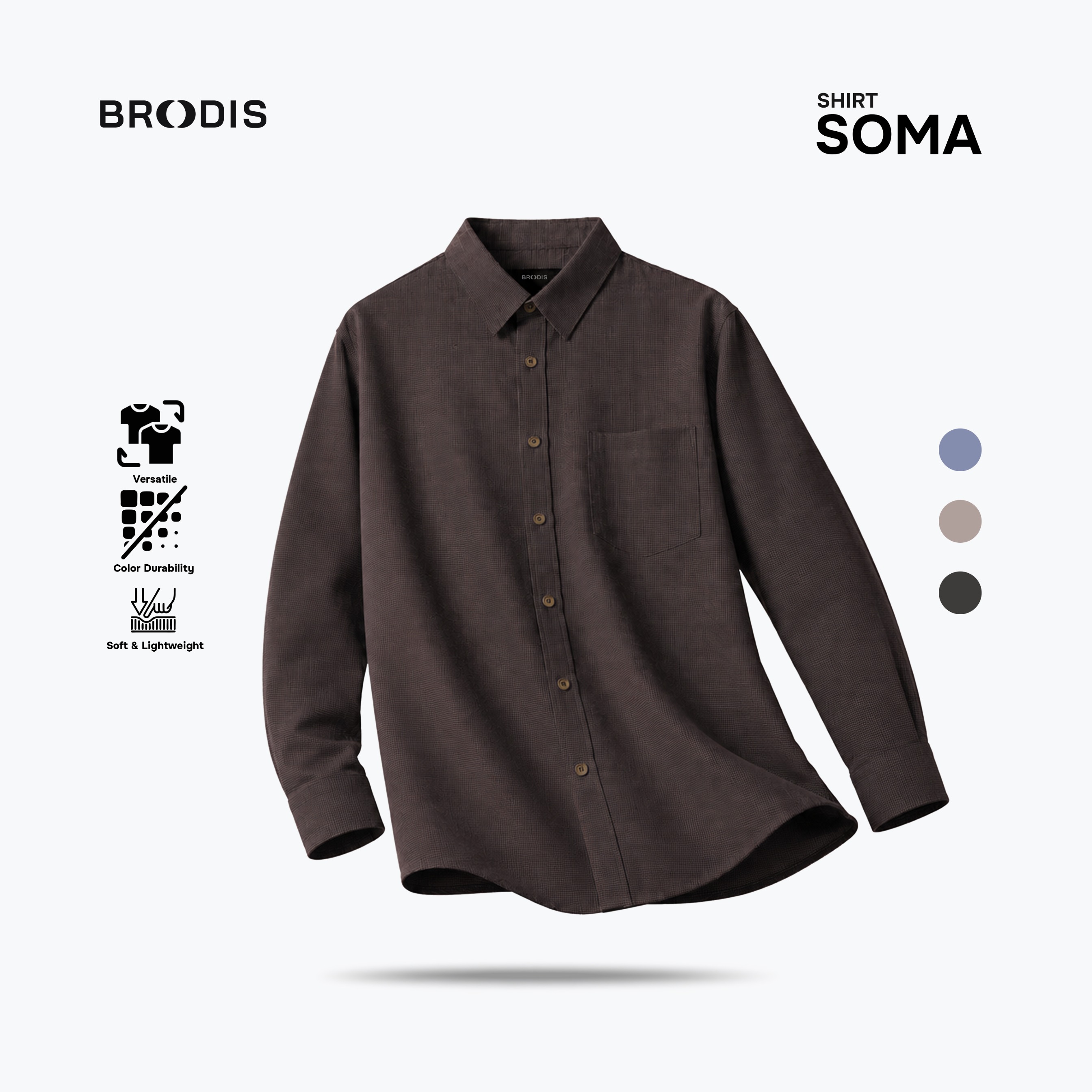 Soma Shirt LS Dark Tones