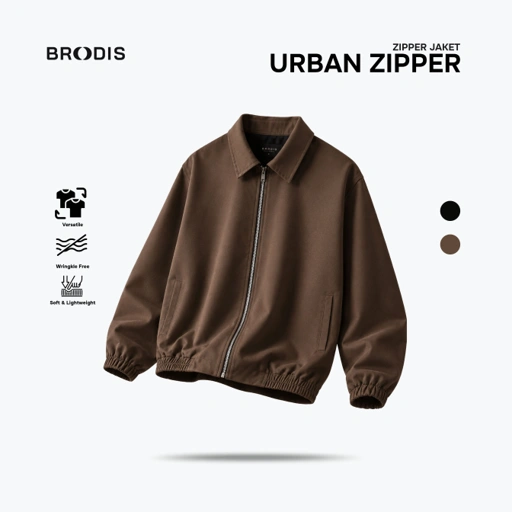 Urban Zipper Jacket Twill Air Series Dark Tones