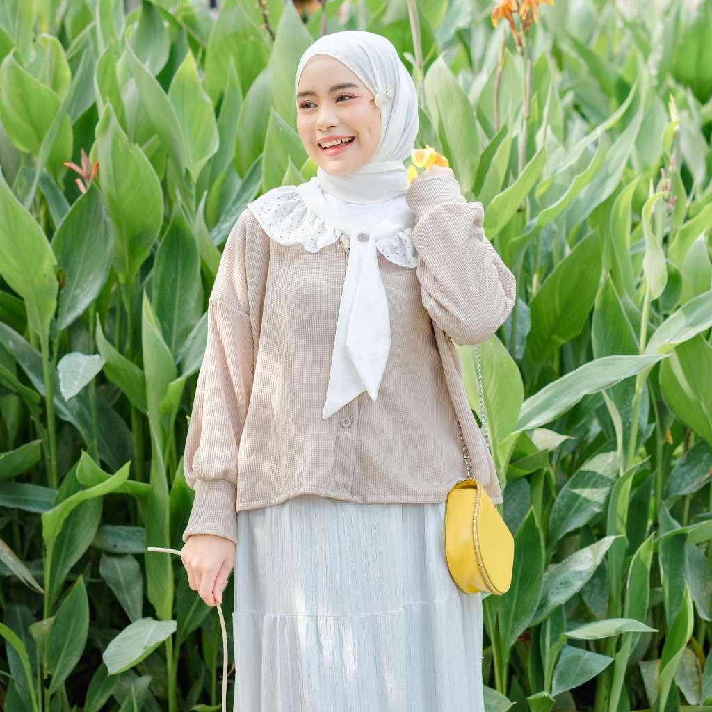 Mybamus Kyuti Coquette Tops – Atasan Wanita Korea – Outer Pita – Coquette Style