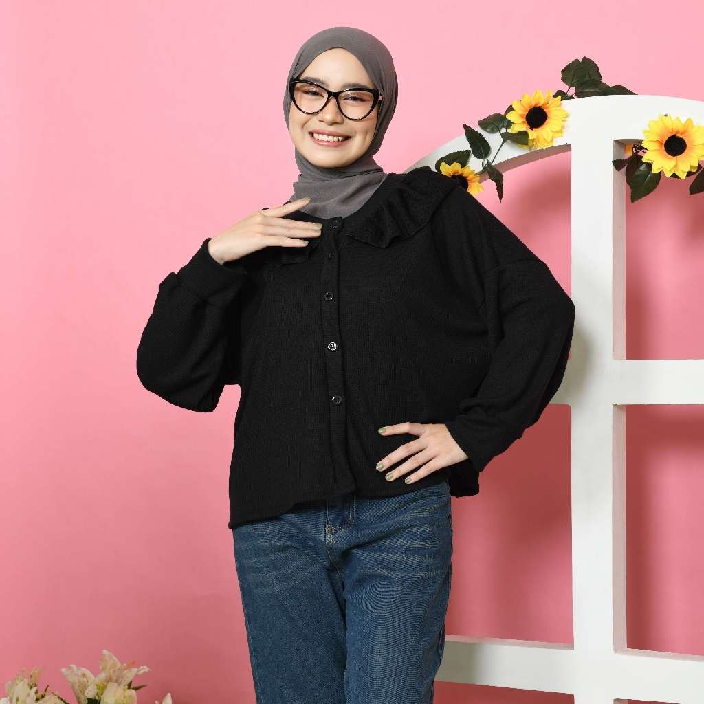 Mybamus Kyuti Coquette Tops – Atasan Wanita Korea – Outer Pita – Coquette Style