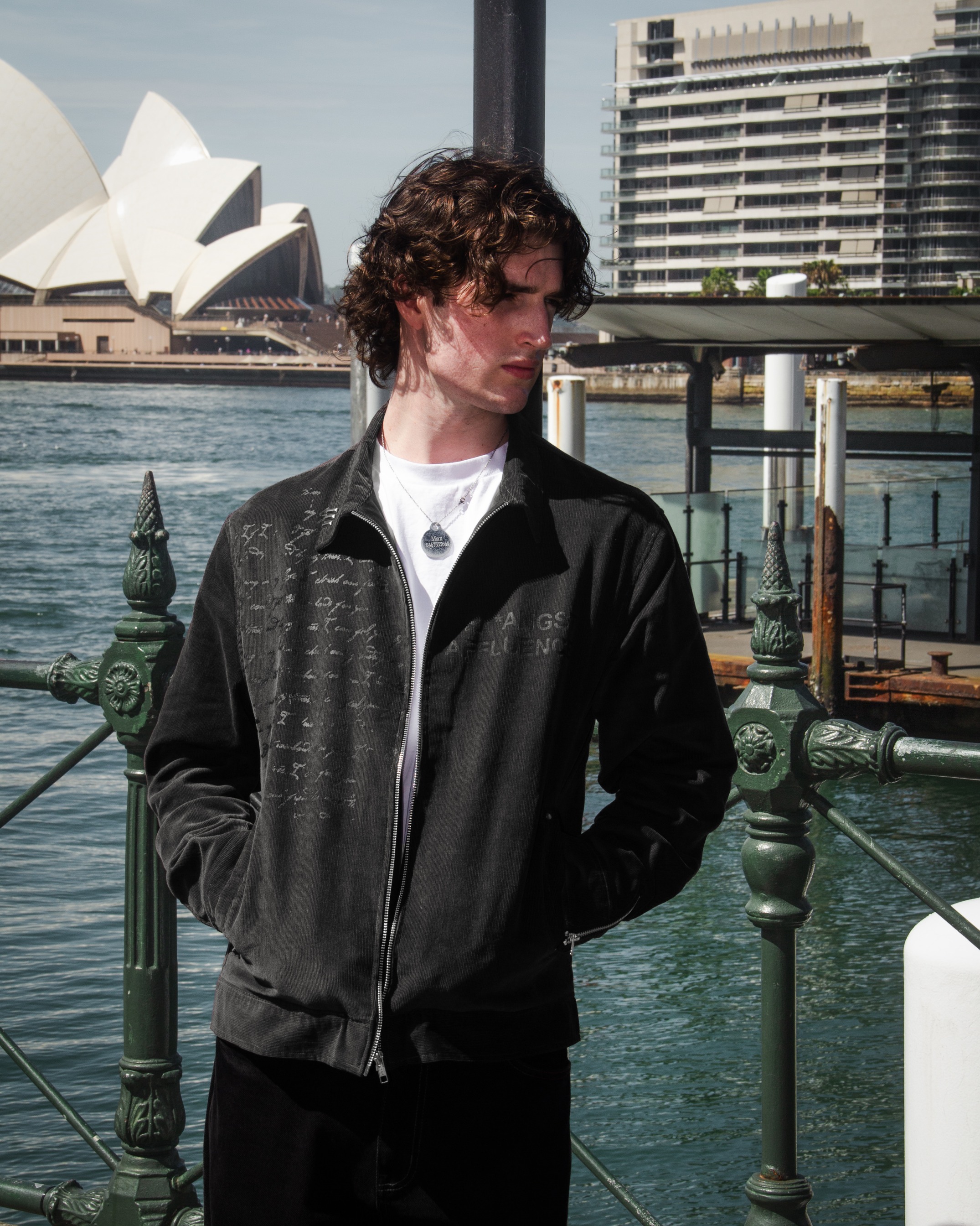 'Poetry' Jacket (Gray)