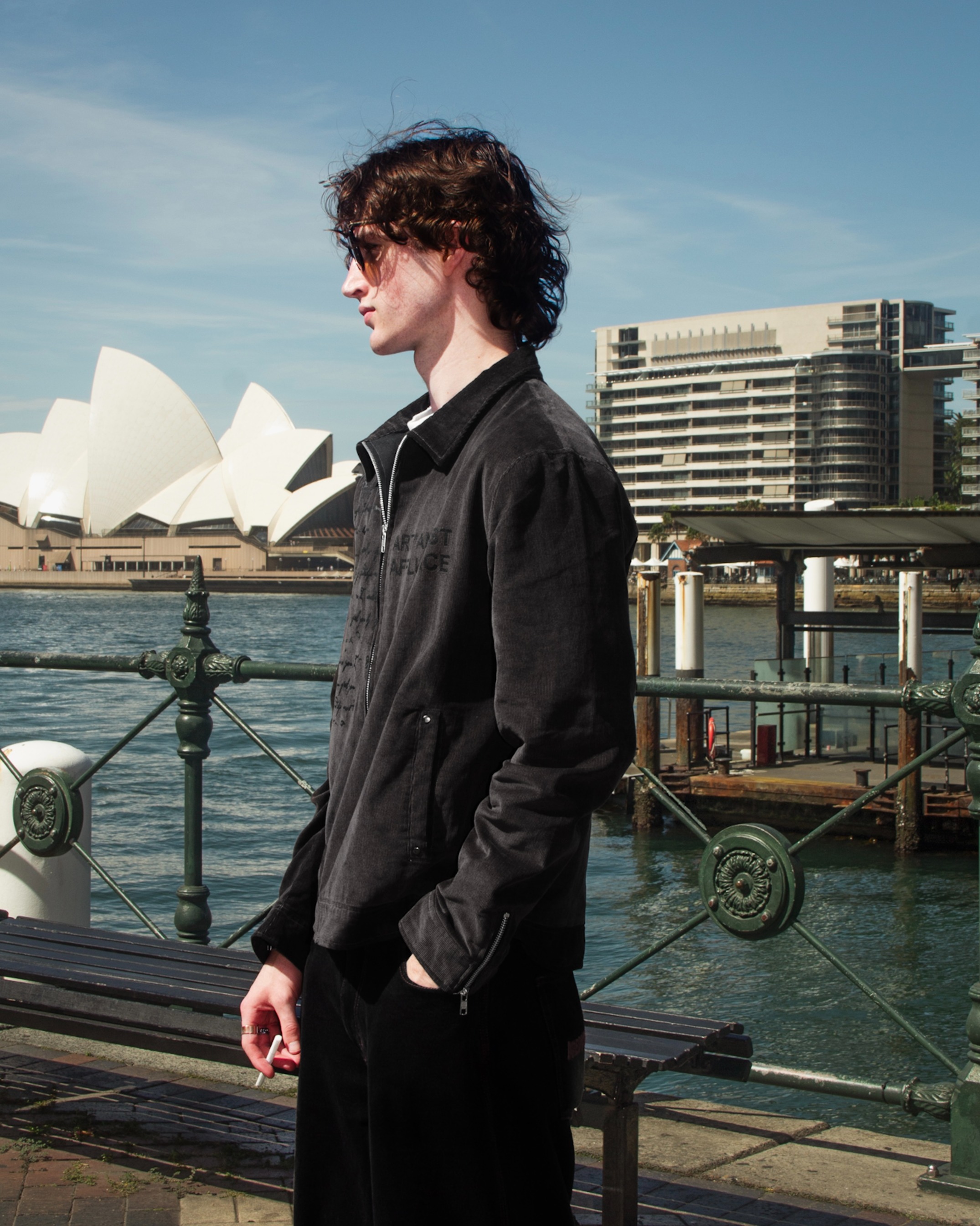 'Poetry' Jacket (Gray)
