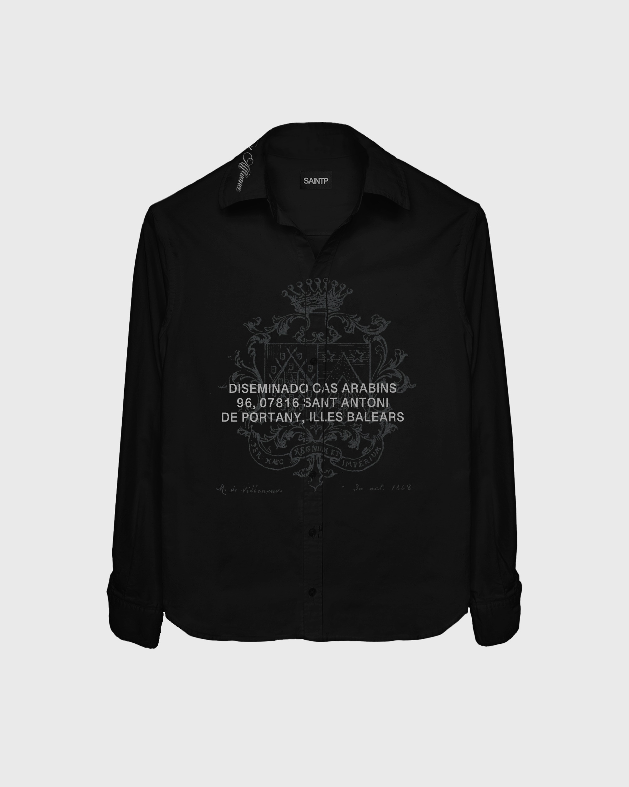 Collared T-Shirt (Black)
