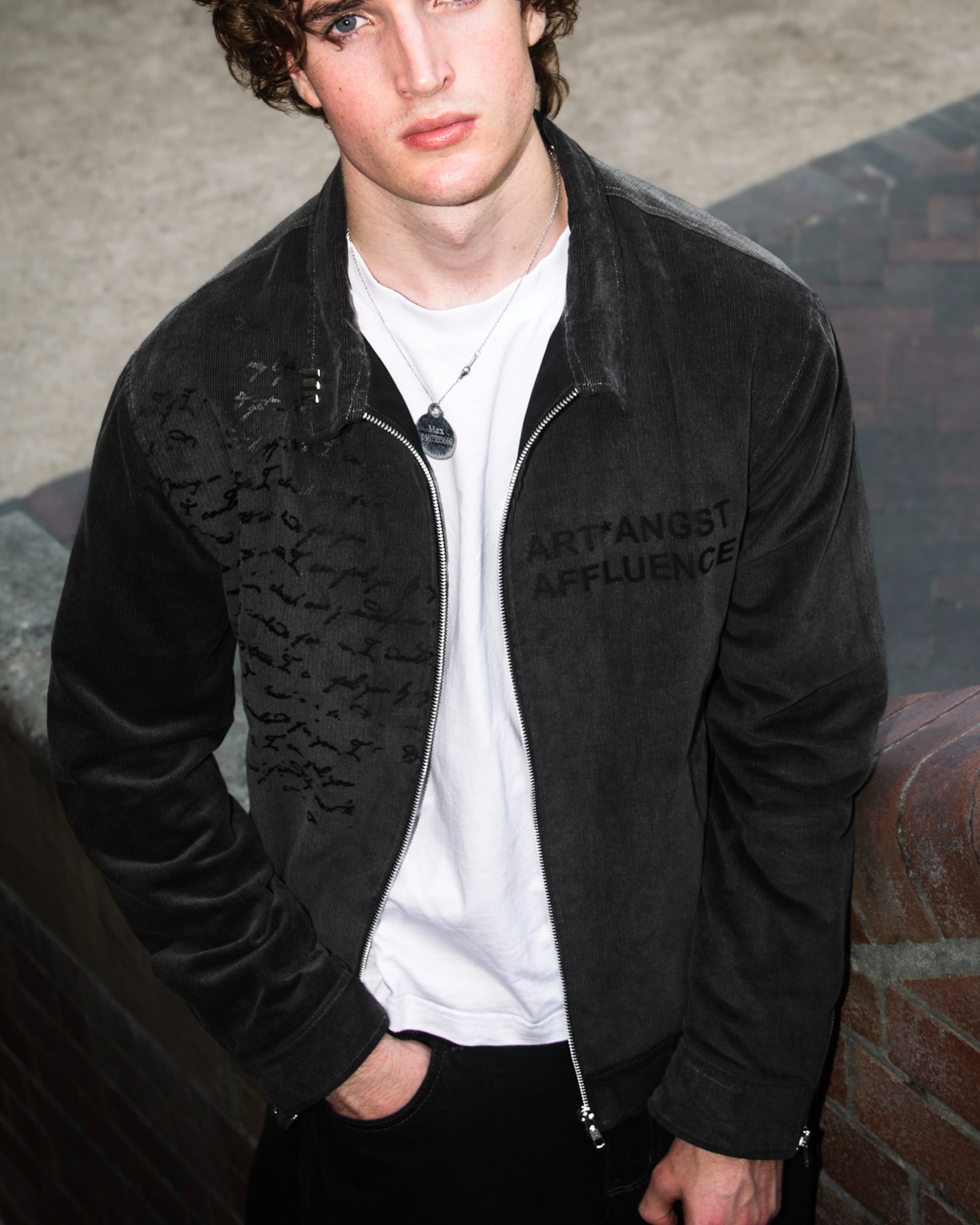 'Poetry' Jacket (Gray)