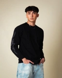 USA Long Sleeve Tee (Black)