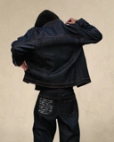 Raw Denim Jacket (Navy)