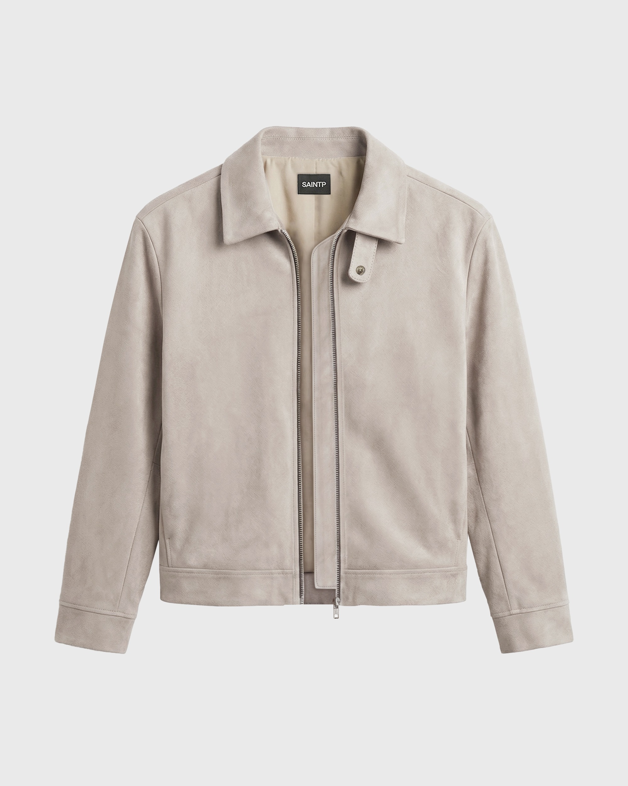 Beige Suede Jacket 