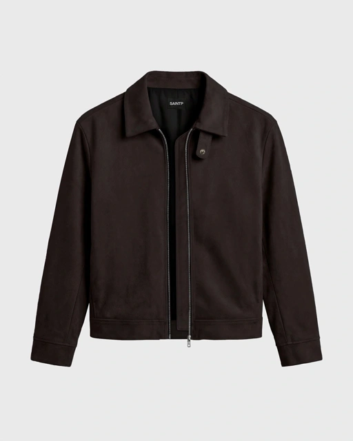 Image of Brown Suede Jacket (Pre-Order)
