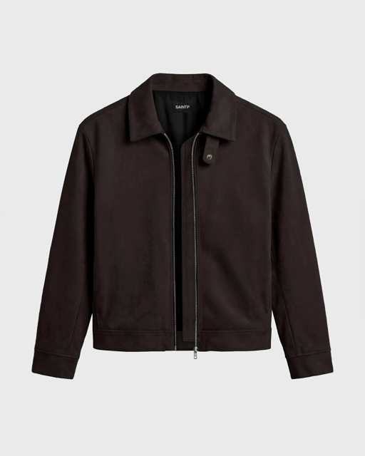 Image of Brown Suede Jacket